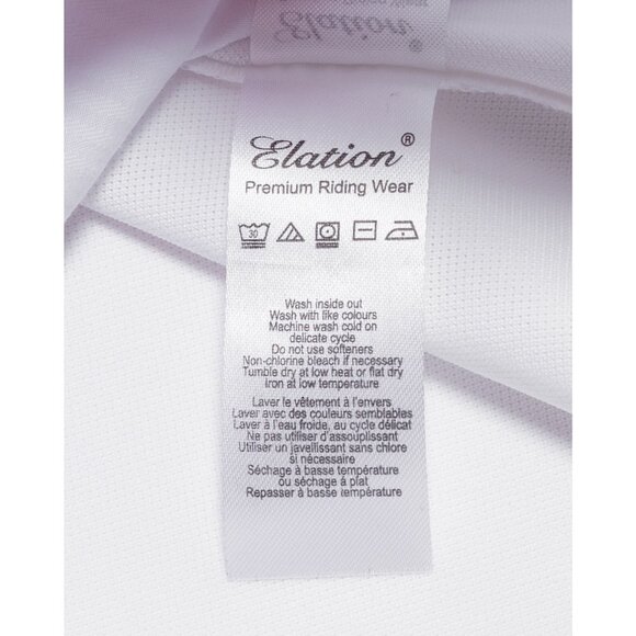 Elation Platinum Womens 42 Equestrian Riding Shirt White - Picture 8 of 9